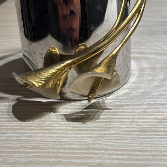 Michael Aram Silver and Gold Vase - Picture 2 of 4